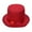 #03Deep Red, variant on Loftus International Dumb and Dumber Felt Style Top Hat For Black Costume Red
