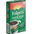 Folgers Classic Decaf Instant Coffee Crystals Packets, 6 Ct inside ( 1box)