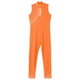 thumbnail image 4 of Sholeno Leotards for Girls Dance Bodysuit Full Body Jumpsuit One Piece Tank Unitard Gymnastics Outfits Orange 14, 4 of 6