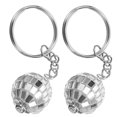 thumbnail image 2 of 2pcs Disco Ball Hanging Keychain Hanging Keyring Ornament Multi-function Bag Pendant, 2 of 8