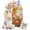 Burnt Orange, variant on Fall Scarecrows Arch Backdrop Cover 4x1.65 Ft, Spandex Wedding Arch Stand Cover, Autumn Thanksgiving Farm Pumpkins Fruit Round Top Stretch Fitted Background Covers for Birthday Ceremony Party Decor