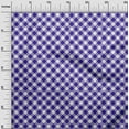 thumbnail image 3 of oneOone Georgette Viscose Blue Fabric Gingham Check Sewing Material Print Fabric By The Yard 42 Inch Wide, 3 of 4