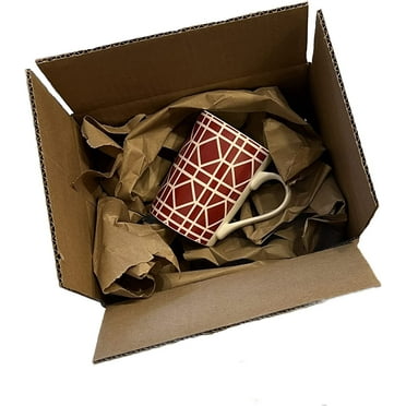 Kraft Corrugated Cardboard Boxes, 8x6x4, 100 Count Pack