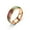 rose golden, variant on Exquisite Color Changing Mood Ring Stainless Steel Ring Men Women Band Size 9-10-golden-8