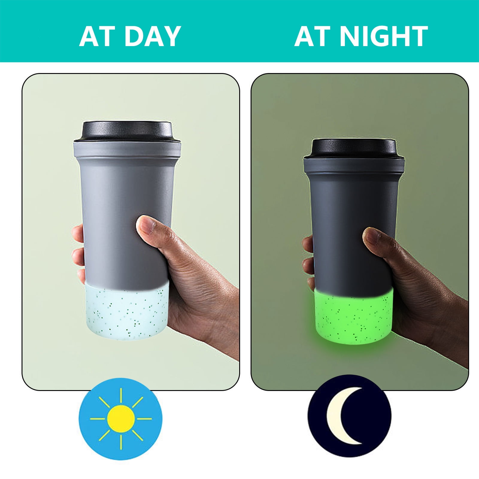 Manchon Isotherme Pour Tasse En Silicone Extensible - Uxcell - Multicolore
