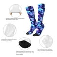 thumbnail image 4 of Knee High Socks for Men and Women, crystal Skull flower star Althletic Compression Socks, Support Long Tube Socks for Outdoor Sport, Calf Socks, High Stockings for Women Men, 4 of 7