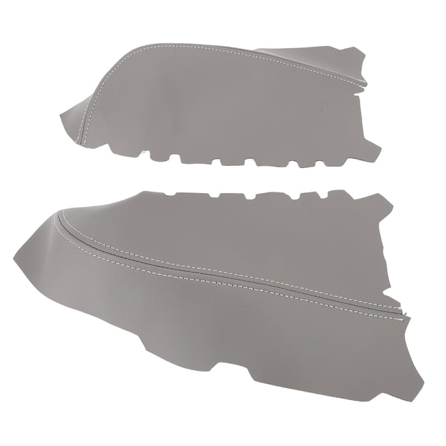 Front Door Panel Armrest Cover Protective Scratch Resistants Enhanced Comfort Microfiber Leather Trim for Car Interior Door Panel