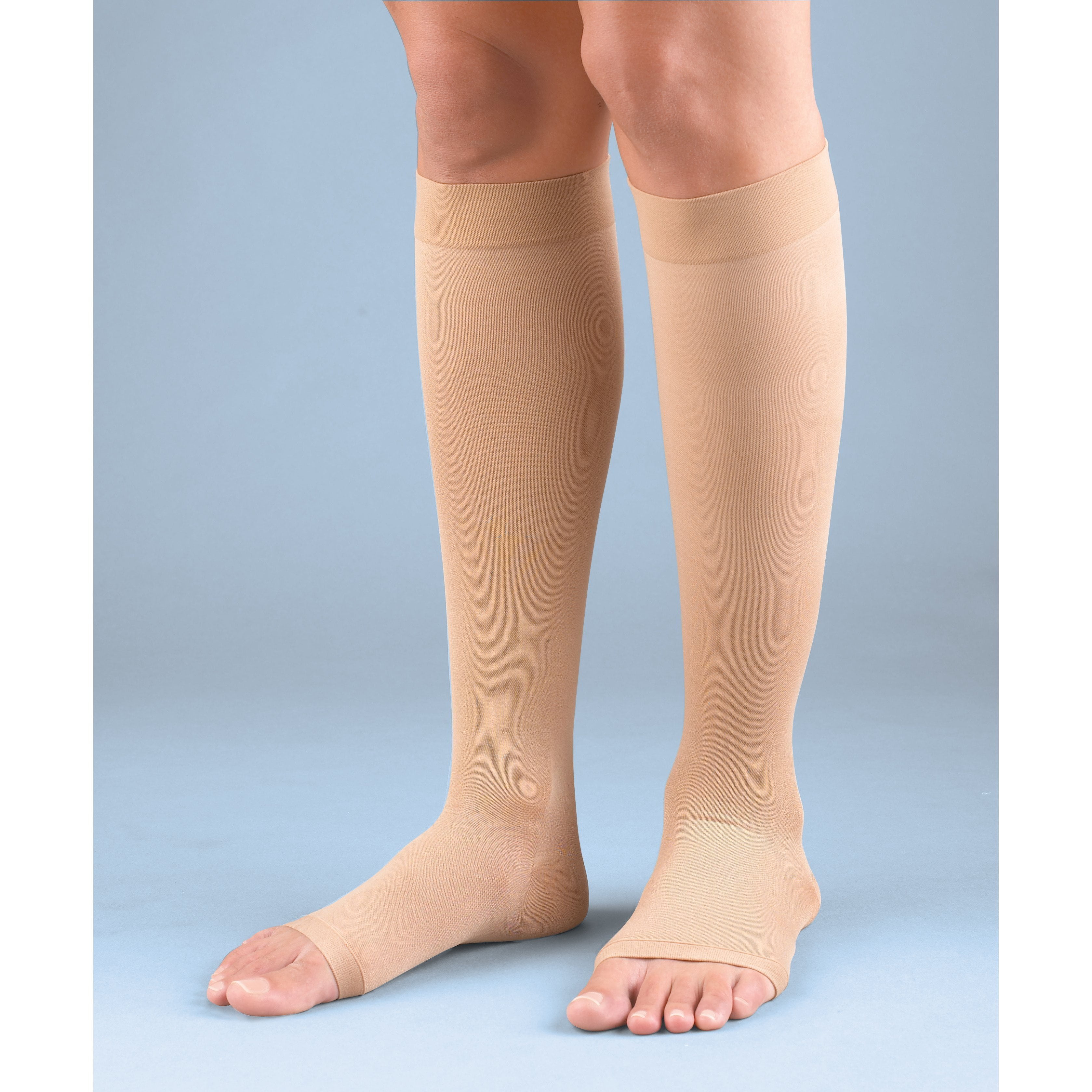 ACTIVA activa compression h30401 soft fit 20 30 knee high open toe compression stocking