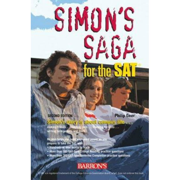 Pre-Owned Simon's Saga for the SAT (Paperback) 0764138049 9780764138041