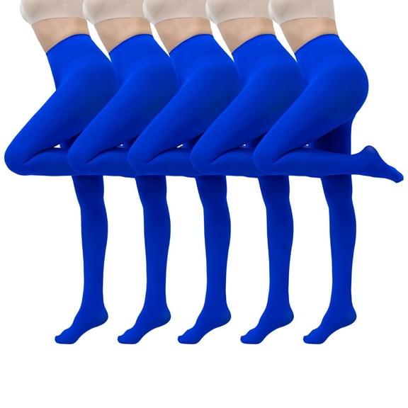 Taqqpue Opaque Skin Color Tights for Women, Tummy Compression Plus Size Tights, Control Top Microfiber Pantyhose for Women