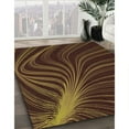 thumbnail image 2 of Ahgly Company Indoor Round Patterned Chocolate Brown Area Rugs, 3' Round, 2 of 6
