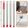 thumbnail image 4 of Jkung Mop Stick Stainless Steel Mop Replacement Handle Convenient Brooms Handle Stick with Hanging Hole for Home, 4 of 7