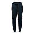 thumbnail image 5 of DYMADE Men's Full Length Pocket Mid Waist Straight Fit Cargo Pants, 5 of 5