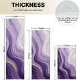 thumbnail image 4 of Purple Gold Wave Marble Kitchen Rugs Sets Of 3,Kitchen Runner Rugs Non Skid Washable,Decorative Kitchen Floor Mats for Kitchen,Sink,Laundry,17"x30"+ 17"x47" + 17"x59", 4 of 6