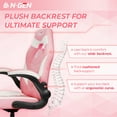 NGEN Comfortable FlipUp Armrest Computer Gaming Chair with Swivel