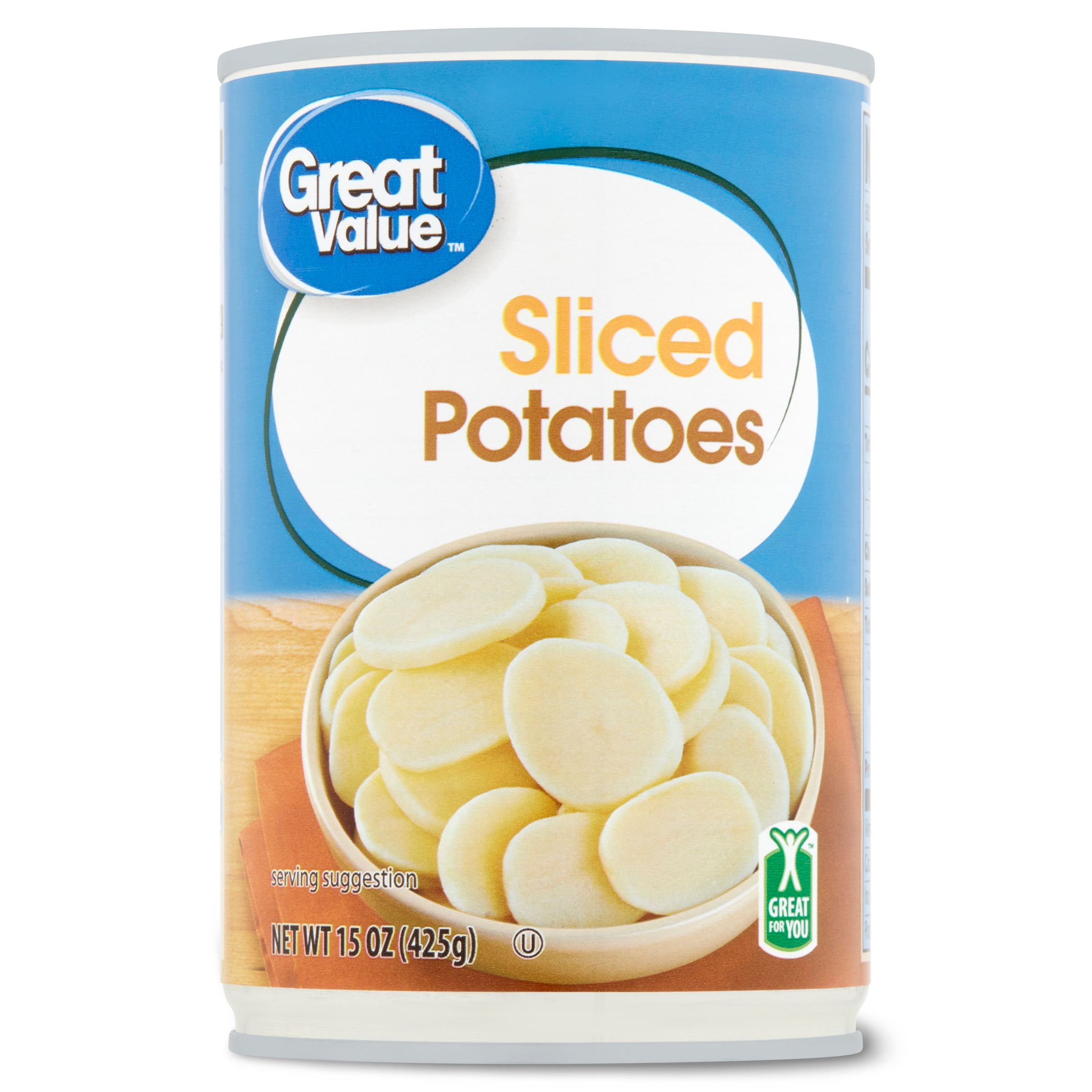 Great Value Canned Sliced Potatoes, 14.46 oz