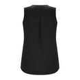 thumbnail image 7 of Lenpel Women's Tank Tops 2025 Trendy Summer V Neck Sleeveless Pleated Dressy Casual T Shirts Tunic Tee Blouses, 7 of 7