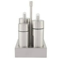 thumbnail image 2 of Bottle Stainless Steel Salt Pepper Spice Condiment Bottle Set Seasoning Container, 2 of 7