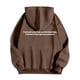 thumbnail image 5 of MHFRRA Sudadera con Capucha para Un Uso Cómodo y La Expresión de Ideas Marrón, 5 of 5