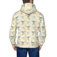 thumbnail image 5 of Zip Up Hoodies for Men - Blue Hummingbird Flower Long Sleeve Comfrt Men'S Fashion Hoodies & Sweatshirts, Jackets for Men Hoodies Pullover Clothing Clothes with Pouch, 5 of 5