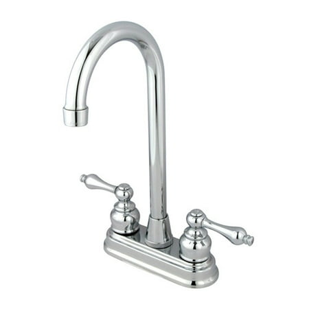 UPC 663370042126 product image for Kingston Brass KB49. AL Victorian Centerset Bar Faucet with Metal Lever Handles | upcitemdb.com