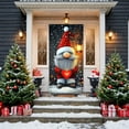 thumbnail image 6 of LSLJS Christmas Door Cover Winter Multistyle Door Cover House Background Christmas Decoration for Year Holiday Indoor Outdoor, 35x71", 6 of 6