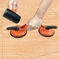 thumbnail image 6 of KitchenKey Floor Gap Fixer Tool for Laminate Floor Gap Repair Include Suction Cup and Mallet (Can't use on scraped surface floor)-Orange Kit, 6 of 14