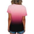 thumbnail image 6 of VgaVtl Mens T Shirts Summer Short Sleeve Big and Tall Mens Clothes Shirts Pullover Gradient Color Fitness Pink Slim Tops, 6 of 9