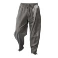 thumbnail image 5 of Men's Elastic Solid Cotton Casual Pants Loose Breathable Comfort Fit, 5 of 5
