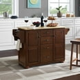 thumbnail image 2 of Crosley Eleanor Natural Wood Top Kitchen Island in Mahogany, 2 of 5
