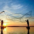 thumbnail image 4 of Decodeary Convenient Hand Cast Fishing Net Easy to and Effective Mesh Trap for Catching Fish Monofilament No Ring 4.2m, 4 of 6