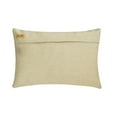 thumbnail image 3 of The HomeCentric Decorative Green 12"x26" (30x65 cm) Lumbar Pillow Cover, Linen Ribbon & Pearl Embroidery Oblong Pillow, Abstract Pattern Modern Style - Mint Ripple, 3 of 3