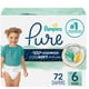 thumbnail image 1 of Pañales Pampers Pure Protection, tamaño 6 (más de 16 kg), 72 unidades, 1 of 9