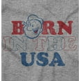 thumbnail image 2 of Popeye Born in the USA Proud American Hoodie Sweatshirt Women Men Brisco Brands S, 2 of 6