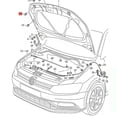 thumbnail image 3 of 4PCS Engine Bonnet Hood Stop Buffer Rubber Tailgate Stop Bumper 867 827 500A 867827500, 3 of 6