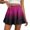 Hot Pink, variant on Plus Size Spring Women's Casual Elegant Solid Color A-Line Short Skirt Ladies Ruffled Hem Elastic Waistband A-Line Skirts Women's clothing