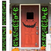 XGFHYJEH Halloween Front Door Decorations Outdoor, Halloween Hanging Banner Decoration Ornament, Halloween Scary Props Decor for Home Party