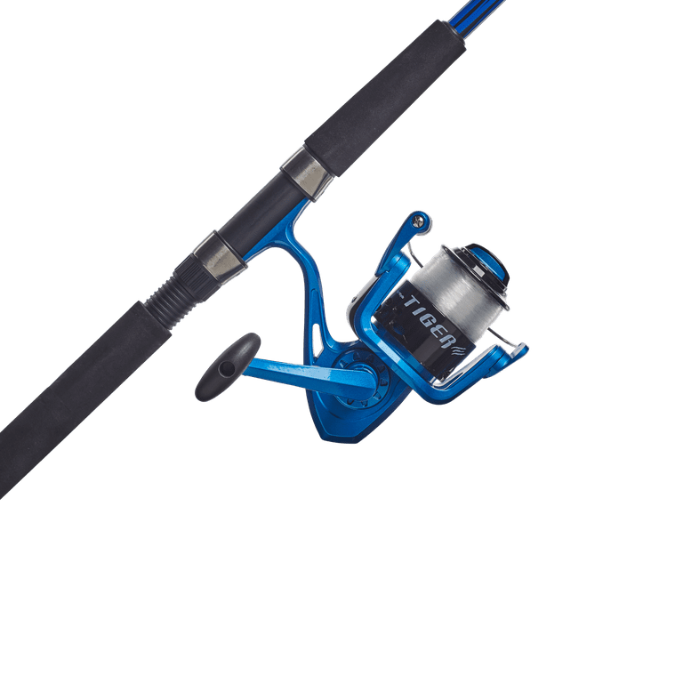 Shakespeare Tiger Spinning Rod & Reel Combo Pack, Blue 