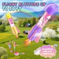thumbnail image 4 of Rocket Launcher for Kids, Unicorn Launcher with 8 Rockets, Outdoor Toys for Kids 3 4 5 6 7 Year Old Girls, Rocket Unicorn Toy Gifts for Girls Ages 3+, 4 of 7