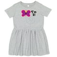 thumbnail image 3 of Inktastic 2nd Birthday I'm Two Girls Butterfly Girls Toddler Dress, 3 of 5