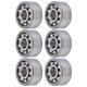 thumbnail image 1 of Cojinete de bolas radial de fila, 6 piezas, accesorios industriales de bolas autoalineables, cojinete de bolas radial, construcción robusta, 1 of 12