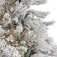 thumbnail image 3 of Open Box National Tree Company HGTV 7.5 Foot Slim Flocked Christmas Tree, 3 of 7