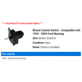 thumbnail image 2 of Blower Control Switch - Compatible with 1994 - 2004 Ford Mustang 1995 1996 1997 1998 1999 2000 2001 2002 2003, 2 of 2