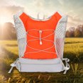 thumbnail image 3 of Mountaineering Vest Bag Breathable Hydration Backpack Hiking Nylon Bag Orange (Outdoor Casual Bag), 3 of 10