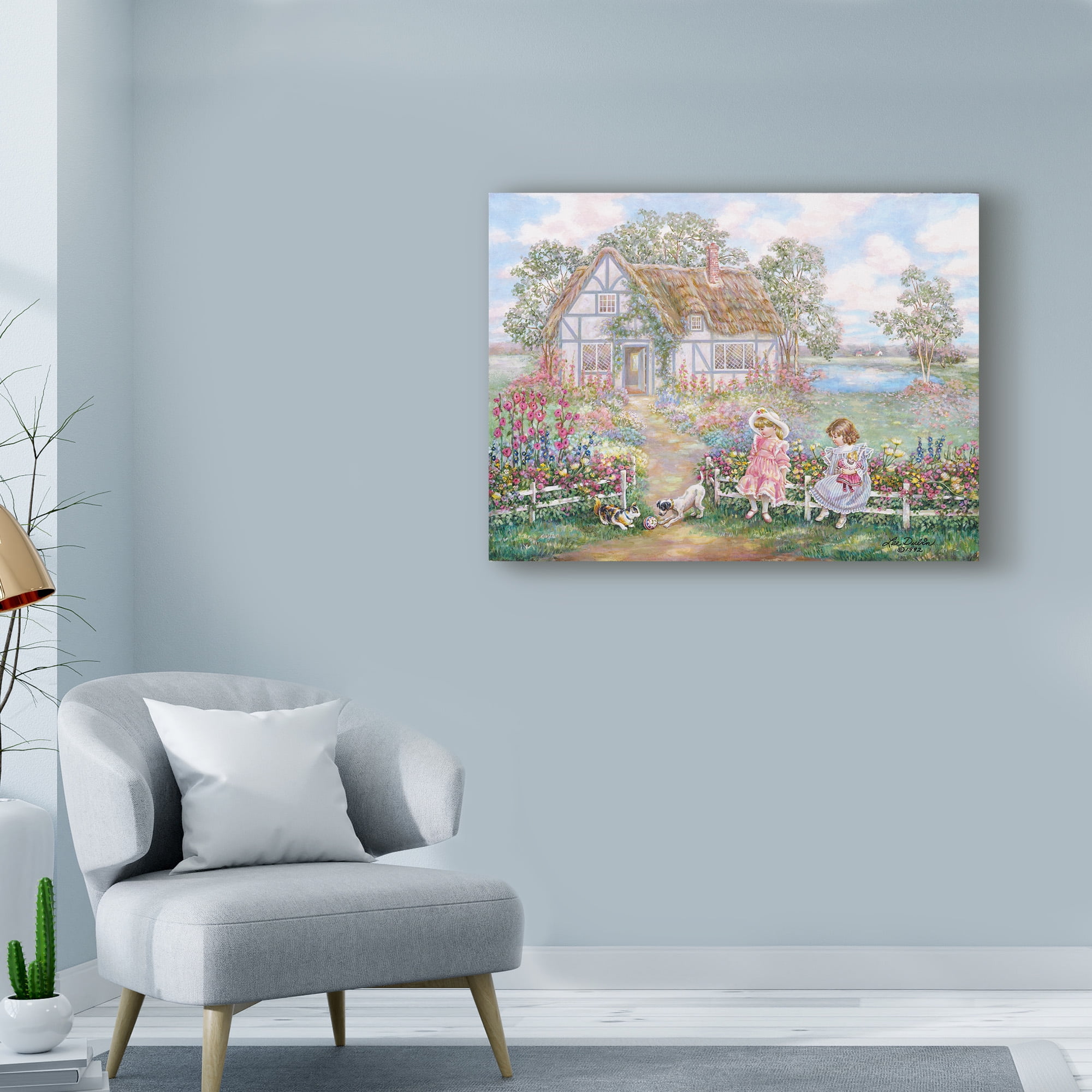 Trademark Fine Art 'Play Time' Canvas Art by Lee Dubin