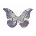 thumbnail image 3 of Bosco, Julia 24x19 Black Modern Framed Museum Art Print Titled - Butterfly in Amethyst I, 3 of 5