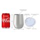 thumbnail image 3 of Vaso de copa de vino sin tallo de acero inoxidable, paquete de 2, 12 oz | Juego de dos vasos de vino aislados al vacío de doble pared con tapas para café, vino, cócteles, helados | Sin sudor, a prueba de óxido, 100 % libre de BPA Vhermosa SNFLD1189, 3 of 4