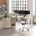 thumbnail image 2 of Scranton & Co Wood 60W x 30D Computer Desk with Storage in Natural Elm, 2 of 8