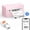 Pink+holder, variant on 4x6 Thermal Labels,500 Sheets HKHKPI Direct Shipping Labels,Fanfold Commercial Grade 4x6 Thermal Paper Labels