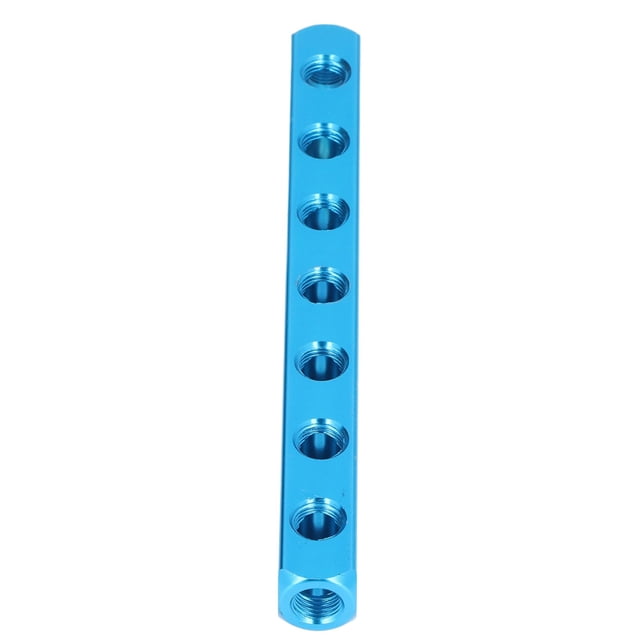 Air Hose Manifold Block Splitter Aluminum Block Splitter Pneumatic Air Hose Inline Fitting Pneumatic Manifold Block Splitter Aluminum Manifolds Air Distribution Blocks For